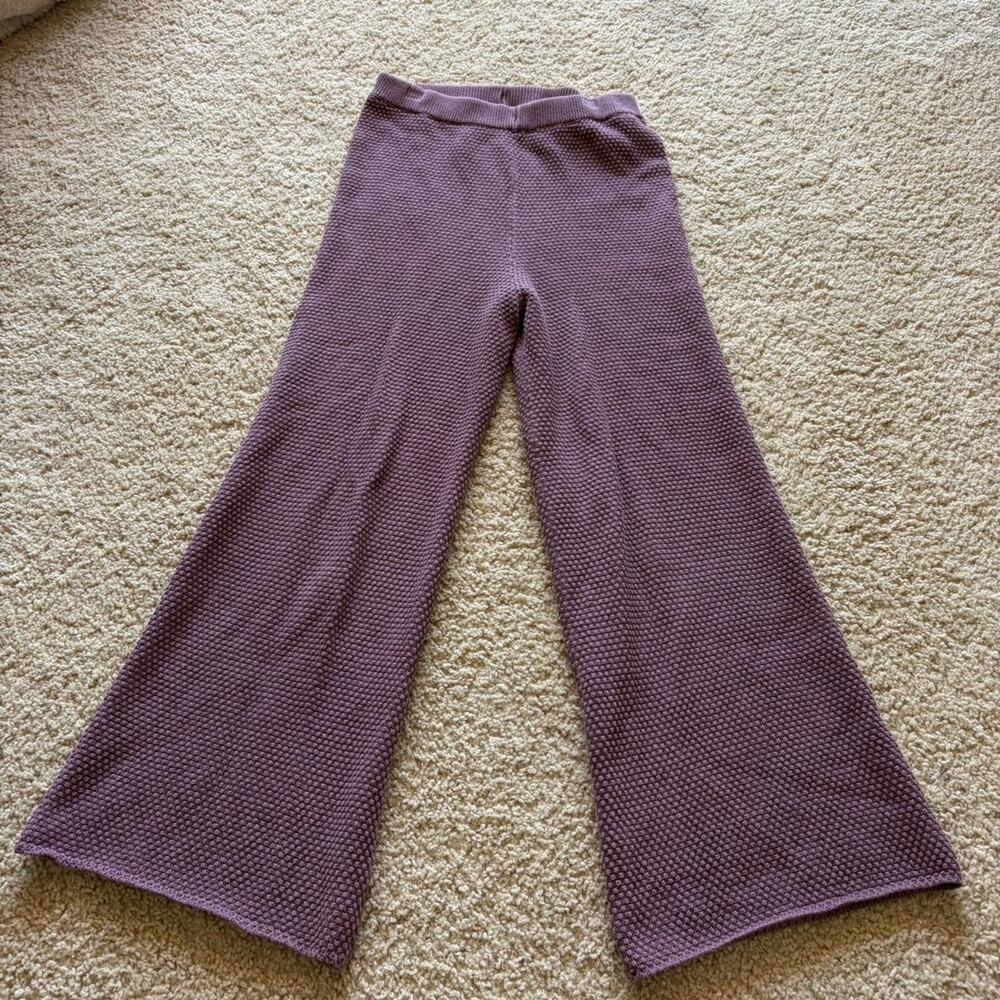 Free people beach purple waffle